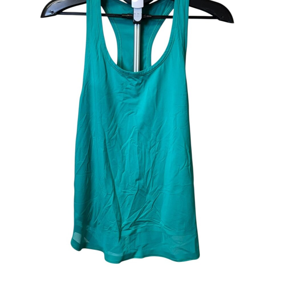 Lululemon Smooth Stride Tank (UV Protection) Viridian Green - Picture 5 of 6